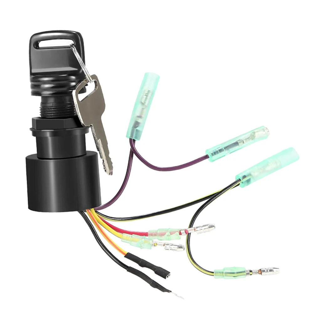 Boat Ignition Switch with 2 Keys - For Yamaha 40HP 60HP Outboard Motor, 87-170 - £35.17 GBP