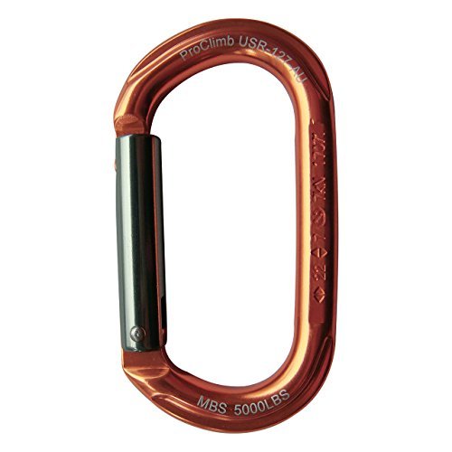 ProClimb Oval Aluminum Carabiner -S190414-210 - $12.99
