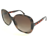CHANEL Sunglasses 5470-Q-A c.1761/S5 Tortoise Red Leather Palladium Wove... - $327.03