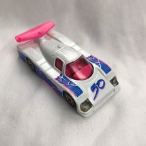 Matchbox 1984 Group &#39;C&#39; Racer Diecast White #50 Race Pink Wing - $12.00