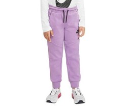 Nike Tech Fleece Jogger Active Pants Lilac Purple Soccer Warm Pant Girl 6x - £25.56 GBP