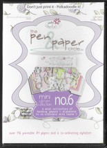 Pen &amp; Paper Circle Collection No6. CD Rom. Ref:031. Die Cutting Cardmaki... - £4.87 GBP
