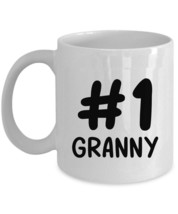 #1 Granny Coffee Mug 11/15oz Ceramic Mother&#39;s Day Christmas Tea Cup Gift For Mom - £12.66 GBP+