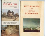 Plymouth Massachusetts Brochures and Picture Guide 1960&#39;s - £22.40 GBP