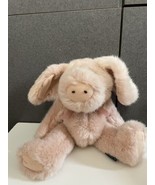 vtg J.B. Bean  Rosie O&#39;Pigg Plush Big Ears Pig Jointed Stuffed Animal TAGS - £11.79 GBP