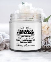 General Manager Retirement Candle - Wise Once Said I&#39;m Outta Here And Lived  - £16.04 GBP