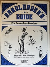 1986 DUPONT HANDLOADERS GUIDE FOR SMOKELESS POWDERS, RELOADING MANUAL - $194.27 MXN