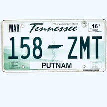 2016 United States Tennessee Putnam County Passenger License Plate 158 ZMT - £13.23 GBP