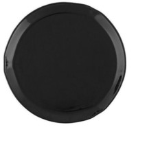ZAHA HADID DESIGN Set Of 4 Plates Design Home Vessel C2 Side Black Diame... - $323.30