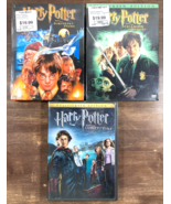 3 HARRY POTTER DVD Lot NEW SEALED Years 1 2 w/ PC DVD-ROM +Year 4 GOBLET... - £19.43 GBP