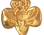 Vintage Gold Tone Girl Scout Membership Pin - $4.90