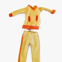 Vintage Barbie/Ken Yellow &amp; Orange Doll Sweatsuit Casual         200 - $204.41 MXN