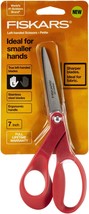 Fiskars Premier 7&quot; Bent Scissors-Red, Left-Handed 63358 - £26.33 GBP