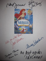 The Little Mermaid Signed Film Movie Screenplay Script Autograph Jodi Benson Bud - £15.84 GBP
