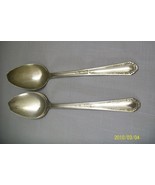Marianne Silver Plate USA Qty 2 Spoons Pattern MR11 - £6.34 GBP