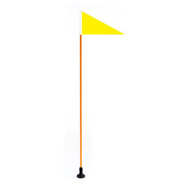 47&quot; Yellow Kayak Safety Flag Mount Kit Rail Mount For Marine Canoe Boat ... - £28.98 GBP