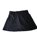 Peace &amp; Pearls Women&#39;s Size XL Skort Black Stretch Woven 3&quot; Wide Waistband - £10.84 GBP