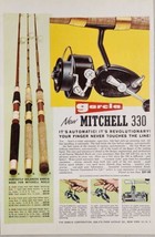 1962 Print Ad Garcia Mitchell 330 Fishing Reels &amp; Balanced Rods New York,NY - £15.27 GBP