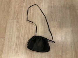 Handbag Mini Pouch Clutch Bag Black Leather Women’s - $100.00