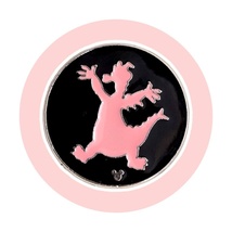 Figment Disney Pin: Pink Silhouette - £6.96 GBP