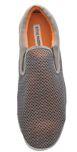 Steve Madden Men’s Gray Orange Net Design Driving Moccasins Shoes Size U... - $45.47
