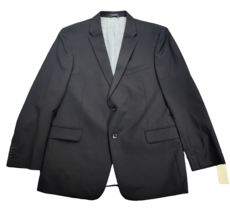 NWoT Tommy Hilfiger 100% Wool Mens Suit Jacket 44 Regular Black Notch Lapel - £42.79 GBP