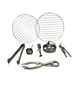 Mixed Kitchen Utensils Lot Used Vintage Ekco Multi Tool Thermometer Racks - $20.00