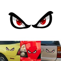 3D Angry Red Eyes Modeling Car Sticker Car Decorative Accessories screen Waterpr - £34.38 GBP