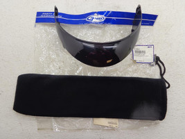 GMAX OF17 Open Face Helmet SUN VISOR SHIELD 72-0841 W/ PLATINUM BAG - £9.87 GBP