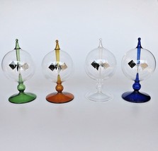 Crystal Radiometer Solar Light Mill Science Education Decoration Toys F36613 - £19.86 GBP