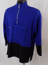 Vintage Frazier Lawrence Quarter Zip Fleece Pullover Sweatshirt Medium R... - £10.97 GBP