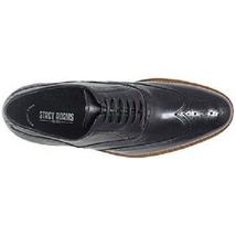 Stacy Adams Men's Dunbar Antiqued Leather Black Wingtip Oxford 25064-001 image 3