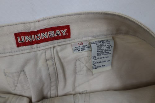 Vtg 90s Y2K Unionbay Womens 13 Distressed Babydoll Buckle Back Wide Leg Pants Item image 10