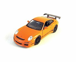 Porsche 911 (997) GT3 Rs Welly 1/34 Auto Miniatura Arancione Modello Da... - £24.80 GBP