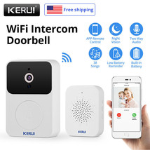 Wireless Security Smart Wifi Doorbell Video Phone Camera Door Bell Ring Intercom - £26.37 GBP