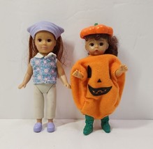 2003 McDonalds Madame Alexander Dolls -Halloween Pumpkin &amp; Hannah Peppers Friend - £6.26 GBP