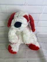 Princess Soft Toys Puppy Dog White Red Floppy Plush Stuffed Animal Bow 2007 - £27.28 GBP