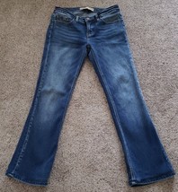 BKE Stella Slim Fit Skinny Jeans Womens Blue Stretch Denim Low Rise 28x28 - $16.49