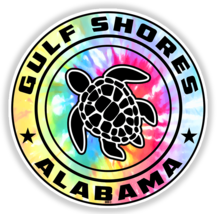 Gulf Shores Alabama Sticker Decal 3&quot; Vinyl Indoor Outdoor AL Sea Turtle - £4.09 GBP