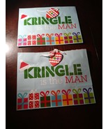 Kringle Is The Man Set Of 2 Christmas Gift Bags - $9.78