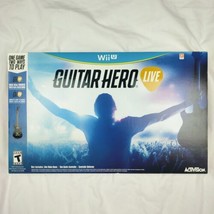 Guitar Hero Live Nintendo Wii U  Game + Wireless Guitar Bundle 2015 Open Seal - $69.95