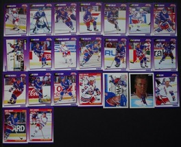 1991-92 Score American New York Rangers Team Set of 23 Hockey Cards - £5.47 GBP