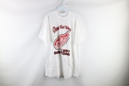 Vintage 90s Mens XL 1997 Stanley Cup Champions Detroit Red Wings T-Shirt White - £31.61 GBP