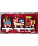 Set of 3 Christmas Stocking Holder Train-SHIPS N 24 HRS - £177.38 GBP