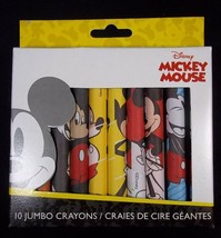 Mickey Mouse 10 jumbo crayons New - £3.19 GBP