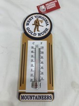 WEST VIRGINA Mountaineers Official Collegiate Licensed Team Thermometer 11.5&quot; - £12.07 GBP