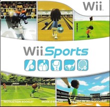 Wii Sports (Nintendo Wii, 2006) Complete, Manual, CIB, Disc VG Very Good Tested - £113.16 GBP