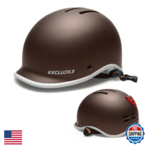 Exclusky Adult Bike Helmet w/ USB Light, Adjustable for Men &amp; Women Cycling - $45.06