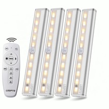 Under Cabinet Lights Wireless With Remote Control Dimmable Battery Operated Led  - £47.20 GBP