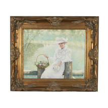 &quot;A Vision in White&quot; By Anthony Sidoni 1986 Signed Oil on Canvas 24&quot;x28&quot; - £4,097.59 GBP